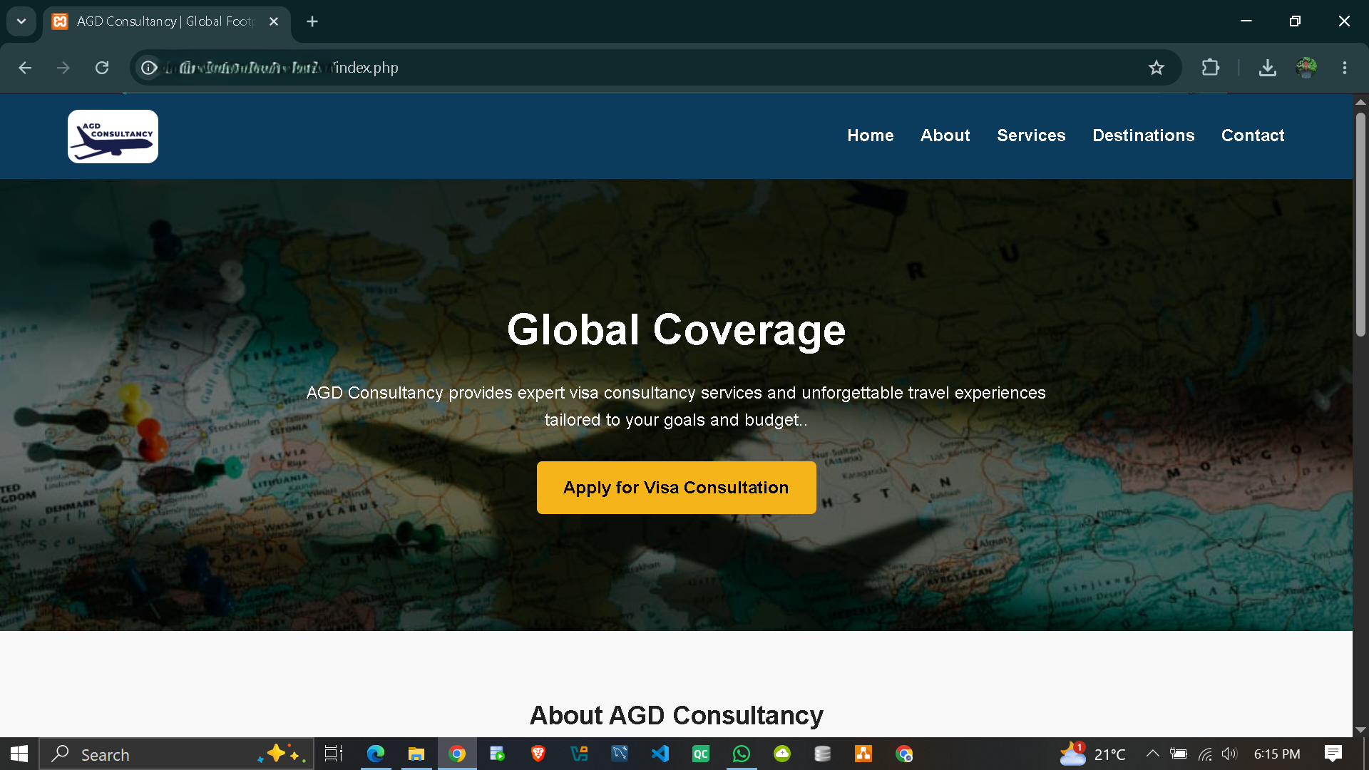 AGD Consultancy Platform project preview